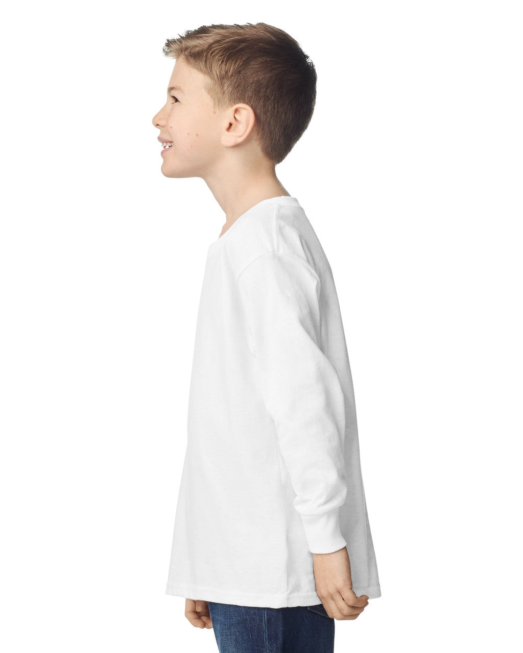 gildan-5400b-gildan-heavy-cotton-youth-long-sleeve-t-shirt - White back
