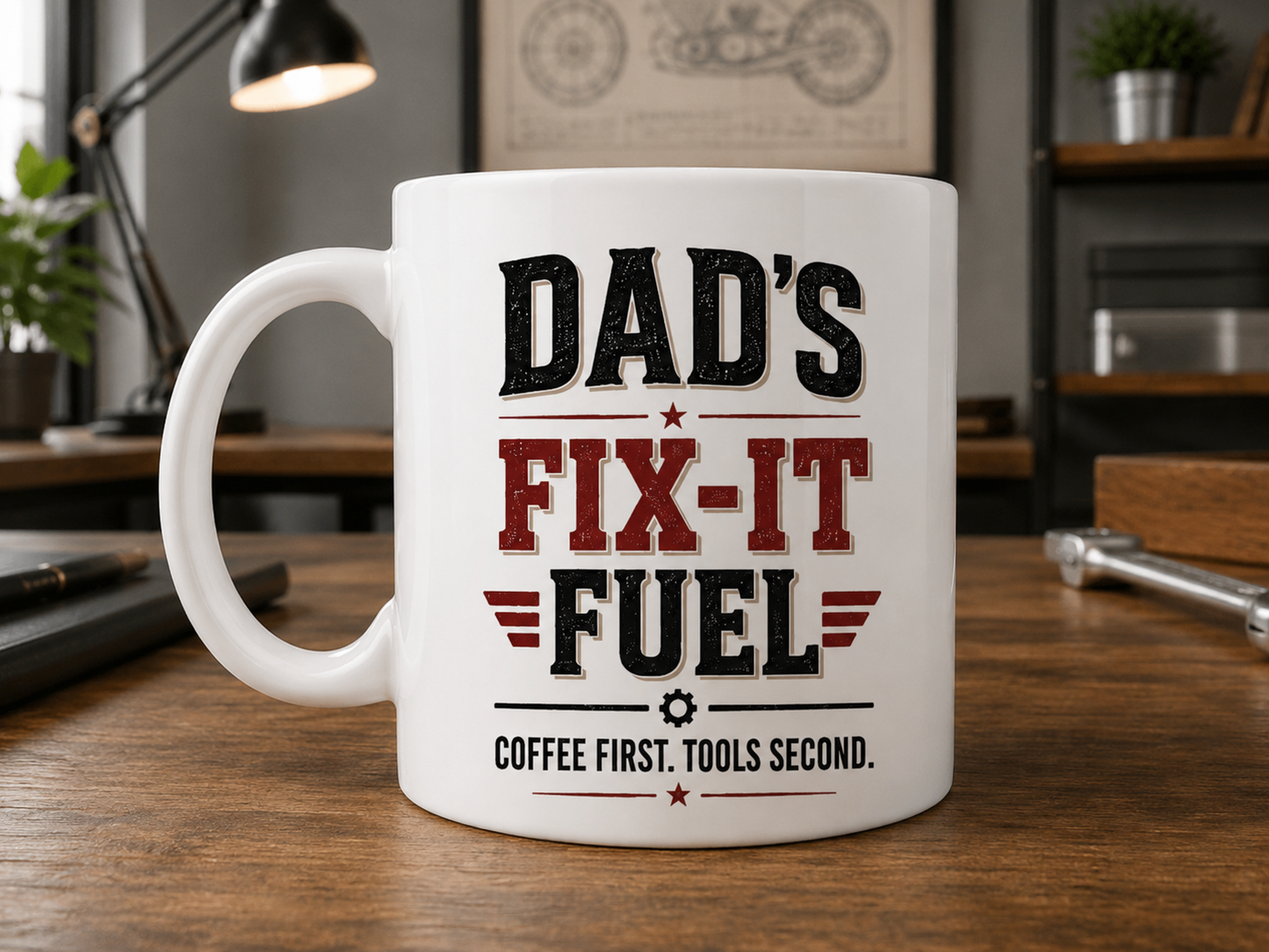 Dad’s Fix-It Fuel Mug | Fathers Day Gift |
