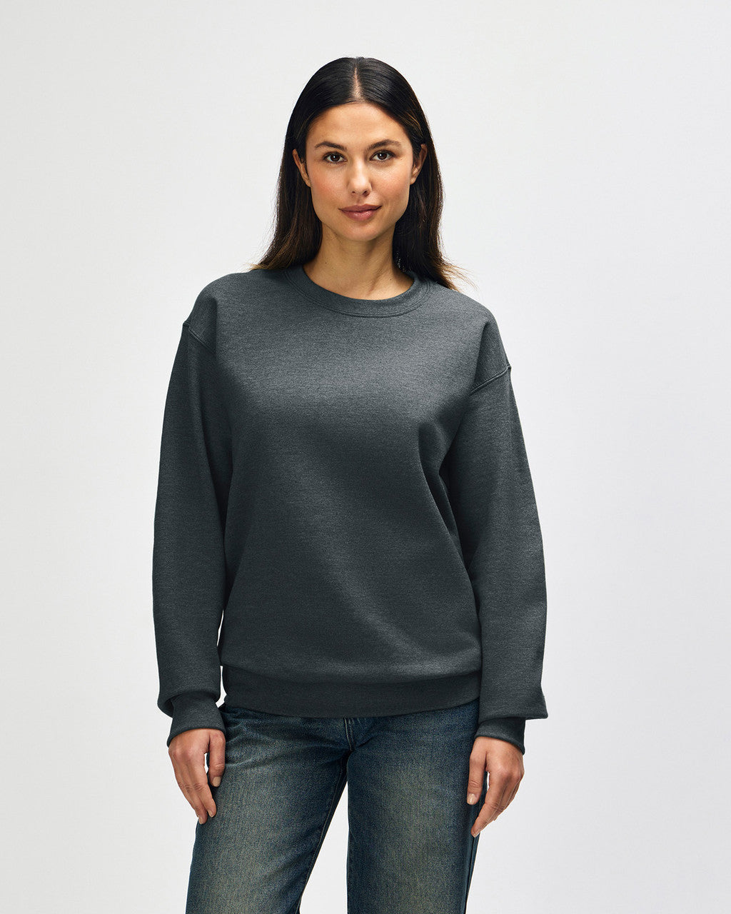 gildan-18000-gildan-heavy-blend-adult-crewneck-sweatshirt - Dark Heather front
