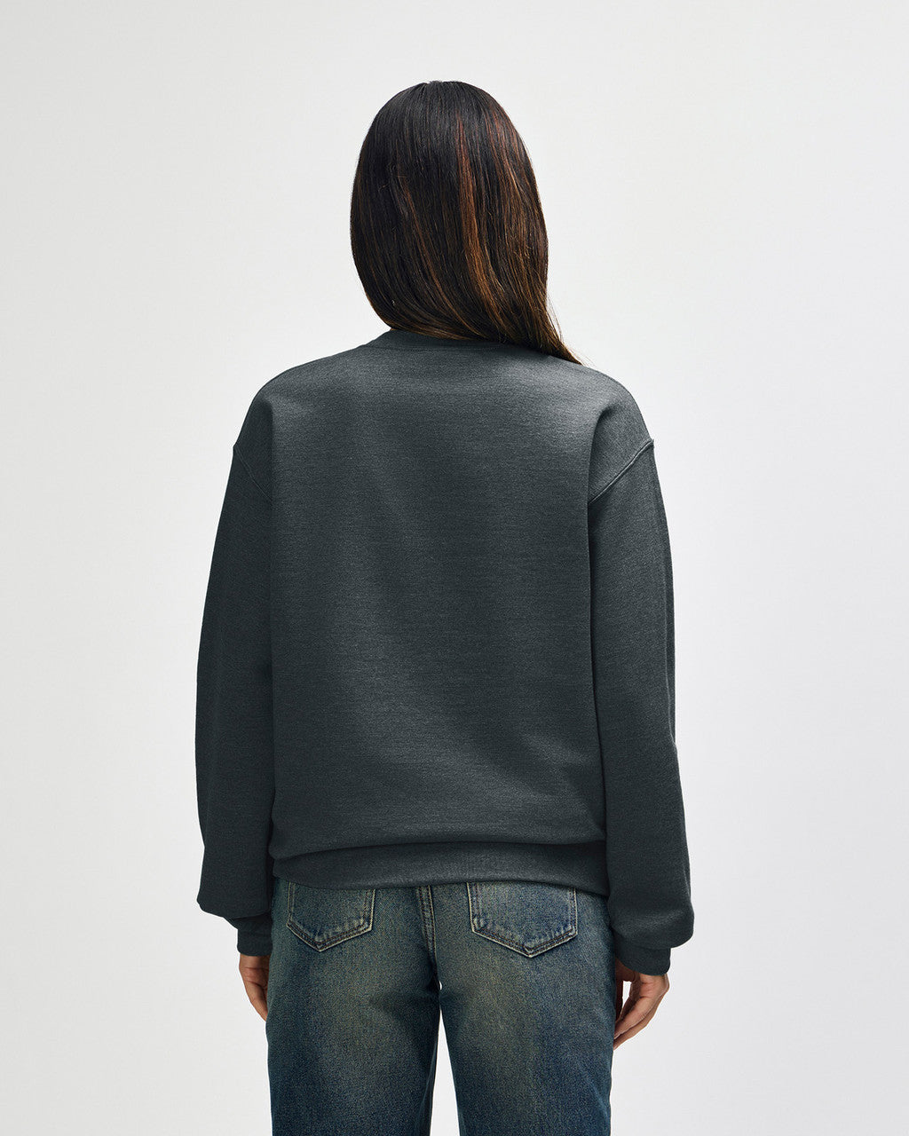gildan-18000-gildan-heavy-blend-adult-crewneck-sweatshirt - Dark Heather back