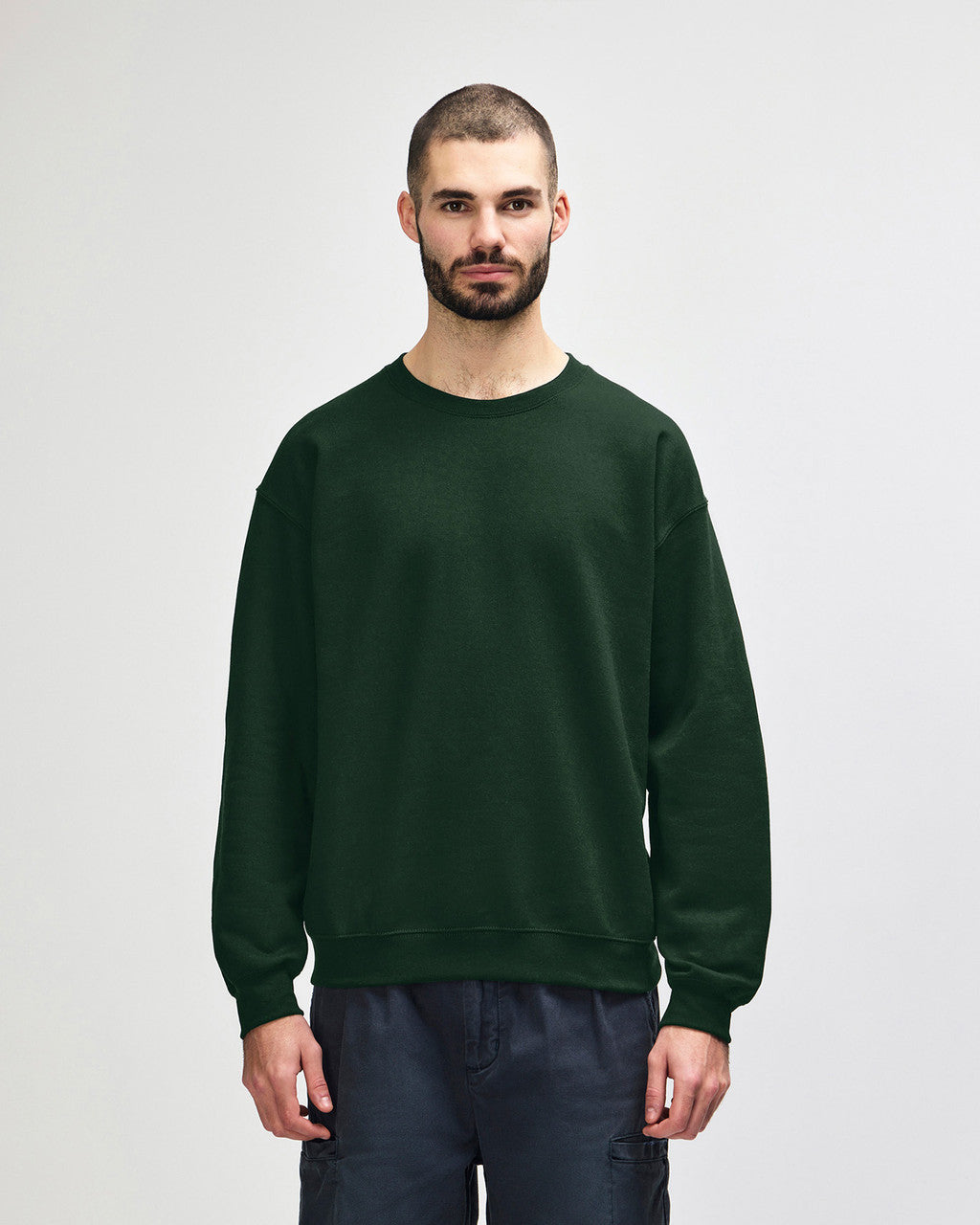 gildan-18000-gildan-heavy-blend-adult-crewneck-sweatshirt - Forest Green front