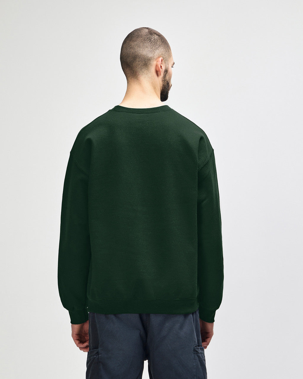 gildan-18000-gildan-heavy-blend-adult-crewneck-sweatshirt - Forest Green back