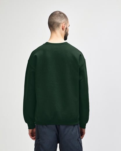 gildan-18000-gildan-heavy-blend-adult-crewneck-sweatshirt - Forest Green back