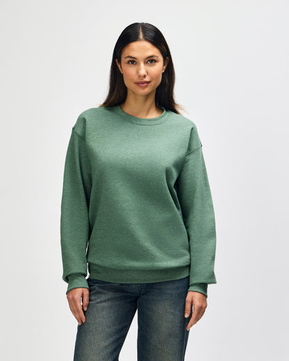 gildan-18000-gildan-heavy-blend-adult-crewneck-sweatshirt - Heather Dark Green front