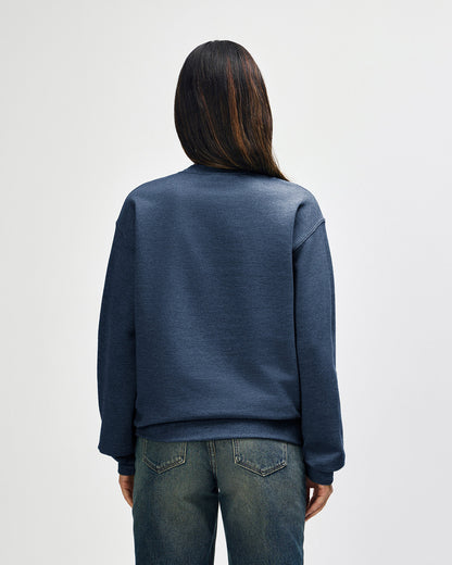 gildan-18000-gildan-heavy-blend-adult-crewneck-sweatshirt - Heather Dark Navy back