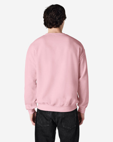 gildan-18000-gildan-heavy-blend-adult-crewneck-sweatshirt - Light Pink back