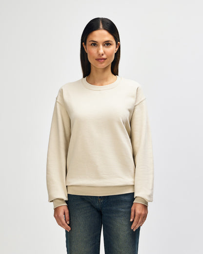 gildan-18000-gildan-heavy-blend-adult-crewneck-sweatshirt - Sand front