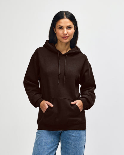 gildan-18500-gildan-heavy-blend-adult-hooded-sweatshirt - Dark Chocolate front