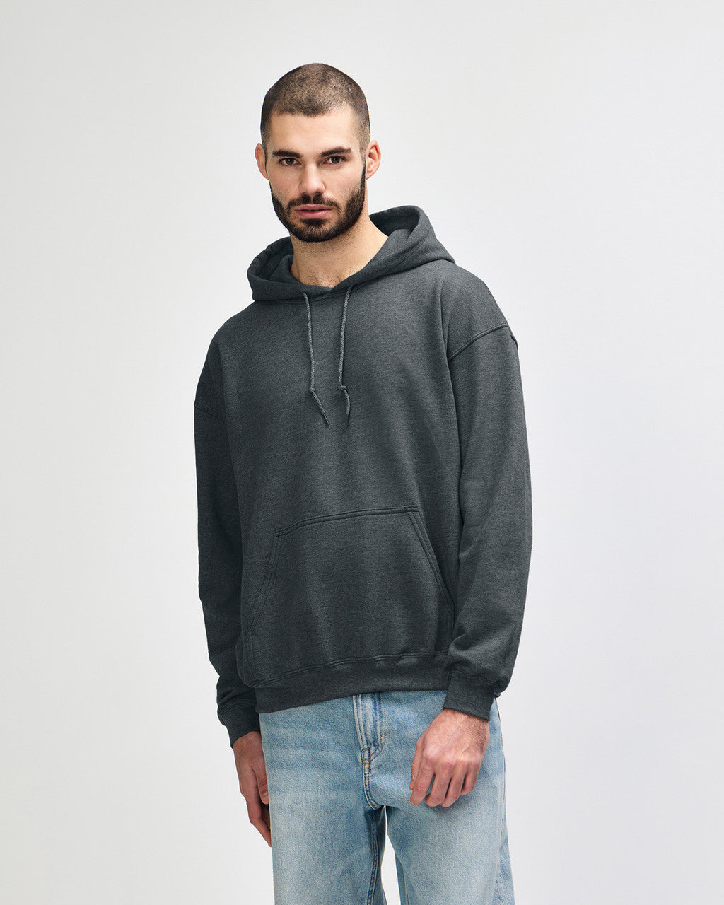 gildan-18500-gildan-heavy-blend-adult-hooded-sweatshirt - Dark Heather front