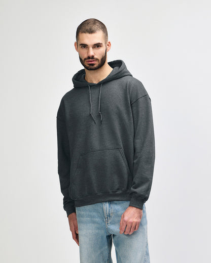 gildan-18500-gildan-heavy-blend-adult-hooded-sweatshirt - Dark Heather front