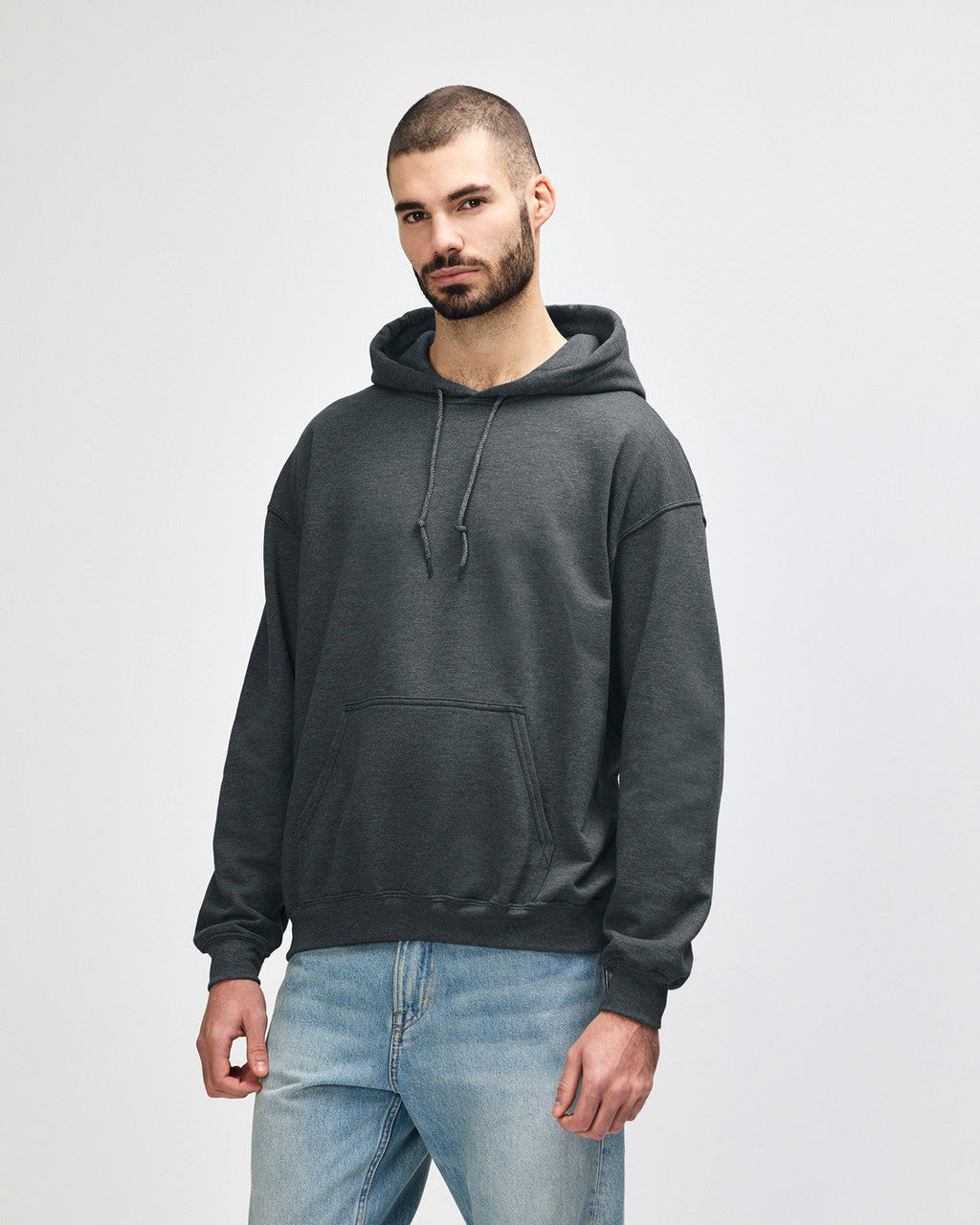 gildan-18500-gildan-heavy-blend-adult-hooded-sweatshirt - Dark Heather side