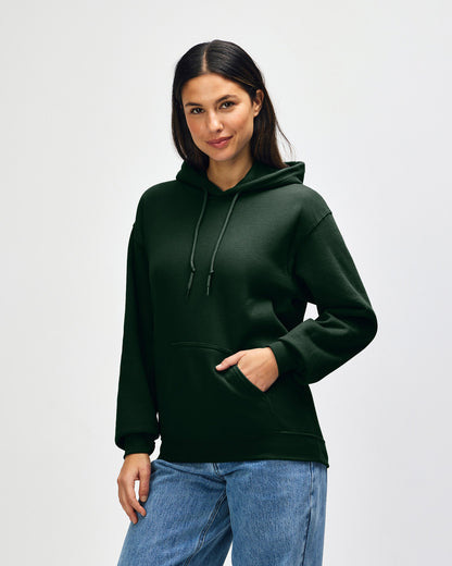 gildan-18500-gildan-heavy-blend-adult-hooded-sweatshirt - Forest Green side