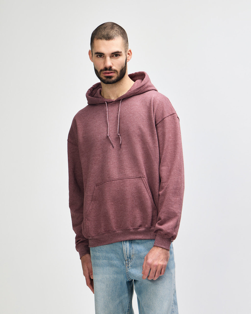gildan-18500-gildan-heavy-blend-adult-hooded-sweatshirt - Maroon front