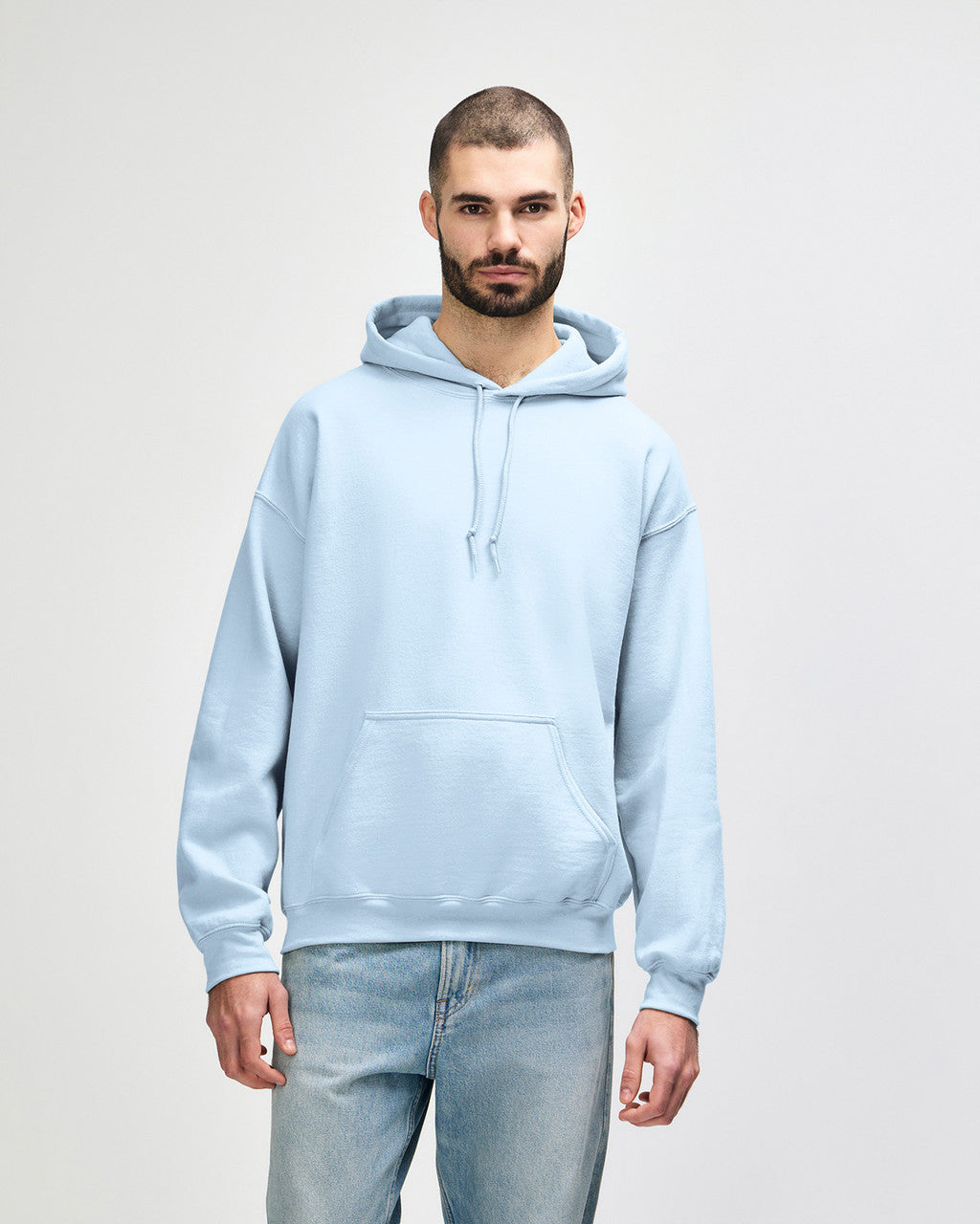 gildan-18500-gildan-heavy-blend-adult-hooded-sweatshirt - Light Blue front