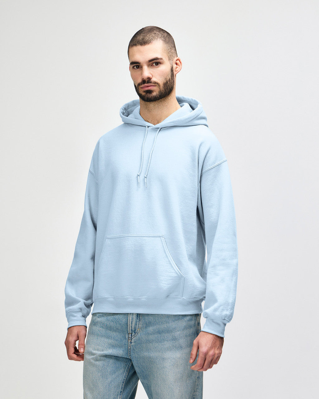 gildan-18500-gildan-heavy-blend-adult-hooded-sweatshirt - Light Blue side