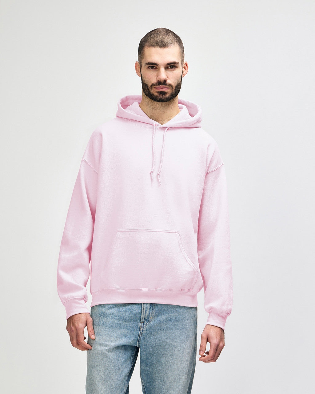 gildan-18500-gildan-heavy-blend-adult-hooded-sweatshirt - Light Pink front