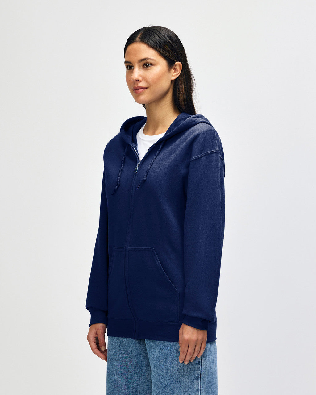 gildan-18600-gildan-heavy-blend-adult-full-zip-hooded-sweatshirt - Navy side