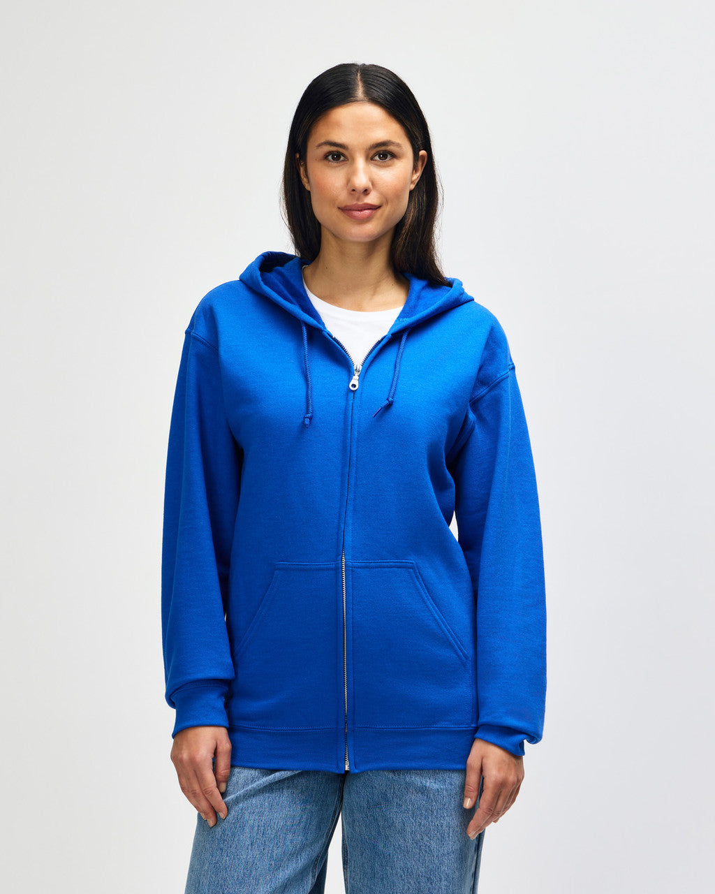gildan-18600-gildan-heavy-blend-adult-full-zip-hooded-sweatshirt - Royal front
