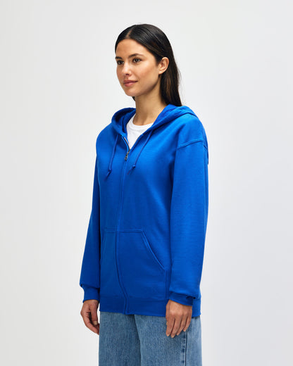 gildan-18600-gildan-heavy-blend-adult-full-zip-hooded-sweatshirt - Royal side