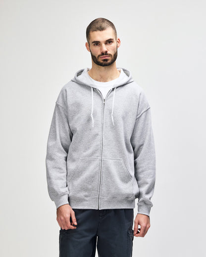 gildan-18600-gildan-heavy-blend-adult-full-zip-hooded-sweatshirt - Sport Grey front