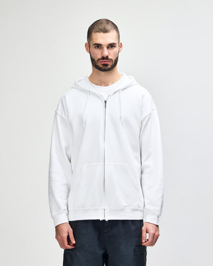 gildan-18600-gildan-heavy-blend-adult-full-zip-hooded-sweatshirt - White front