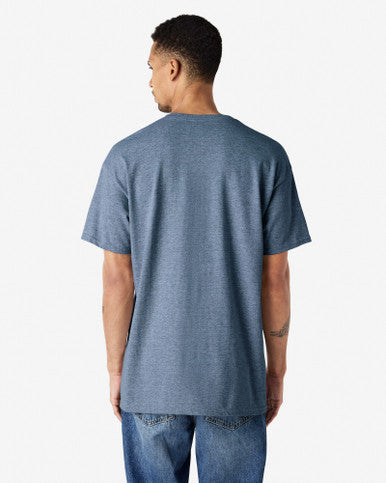 gildan-2000-gildan-ultra-cotton-adult-t-shirt - Heather Indigo back
