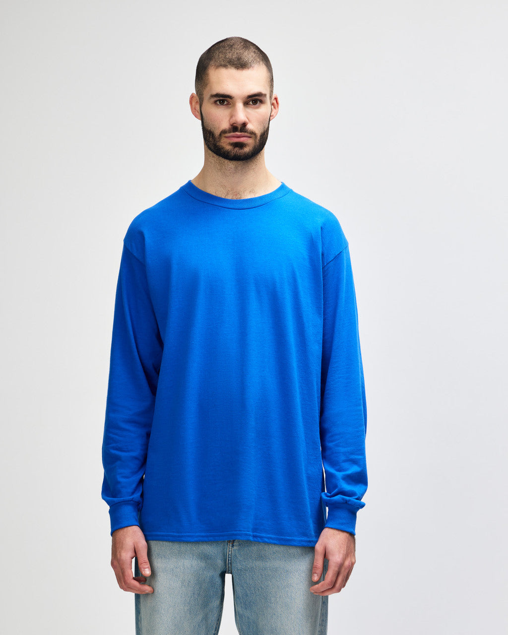 gildan-2400-gildan-ultra-cotton-adult-long-sleeve-t-shirt - Royal front