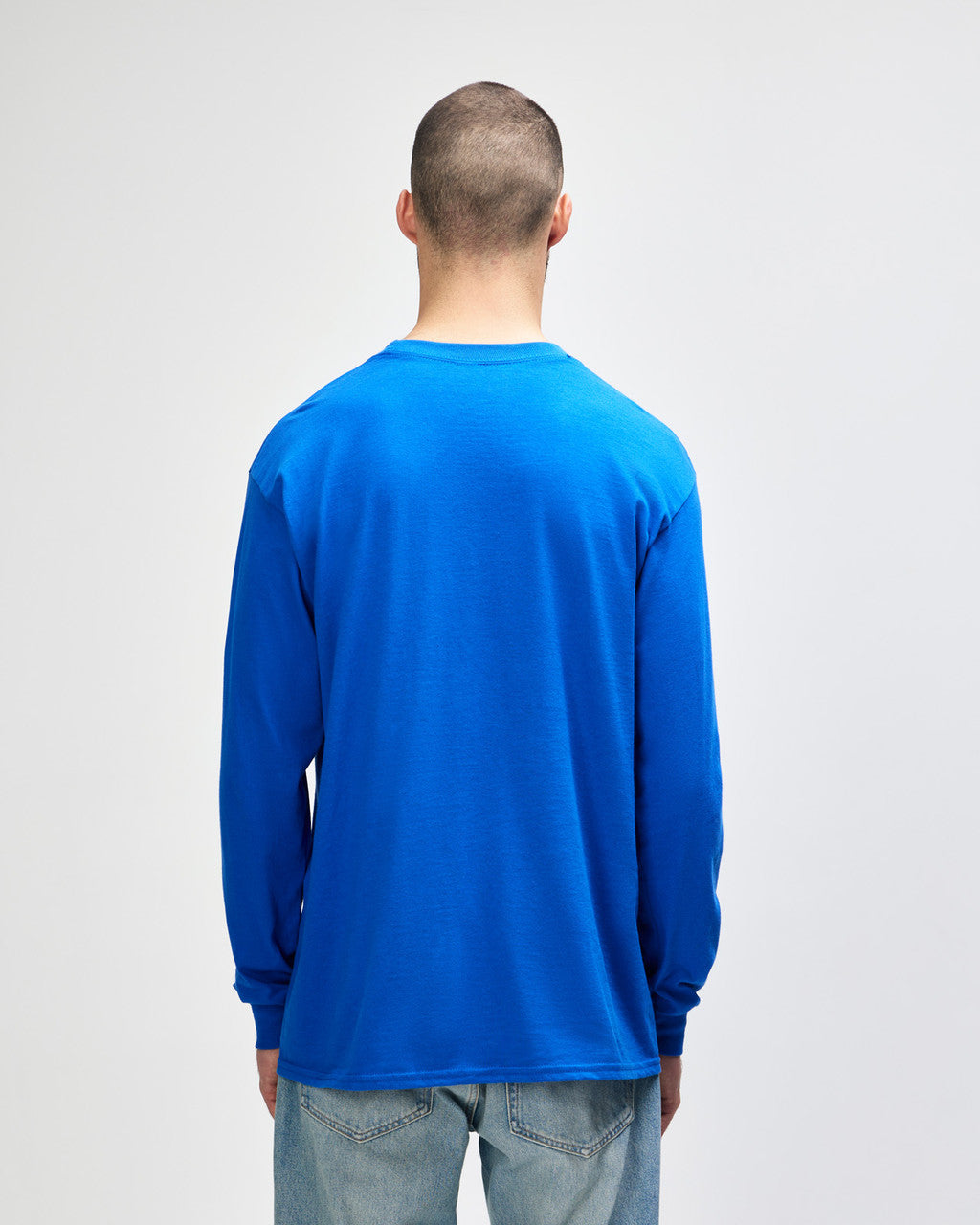 gildan-2400-gildan-ultra-cotton-adult-long-sleeve-t-shirt - Royal back