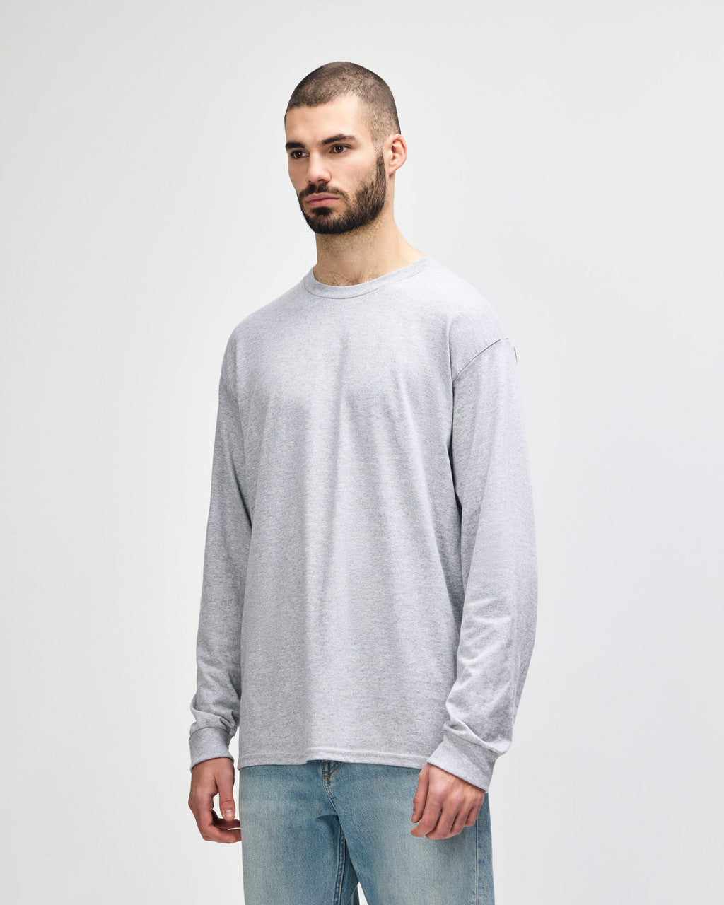 gildan-2400-gildan-ultra-cotton-adult-long-sleeve-t-shirt - Sport Grey side