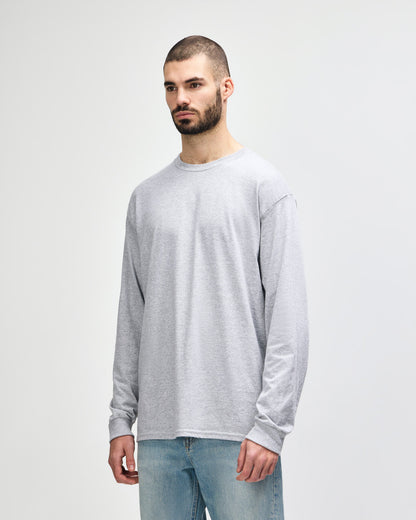 gildan-2400-gildan-ultra-cotton-adult-long-sleeve-t-shirt - Sport Grey side