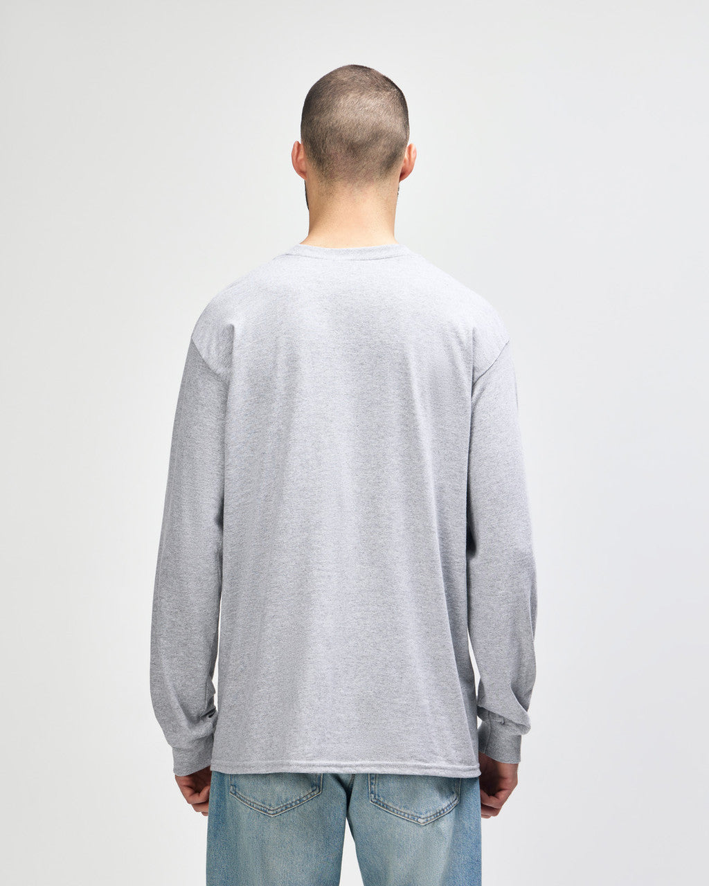 gildan-2400-gildan-ultra-cotton-adult-long-sleeve-t-shirt - Sport Grey back