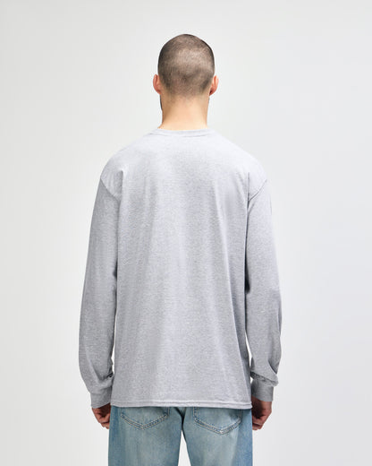 gildan-2400-gildan-ultra-cotton-adult-long-sleeve-t-shirt - Sport Grey back