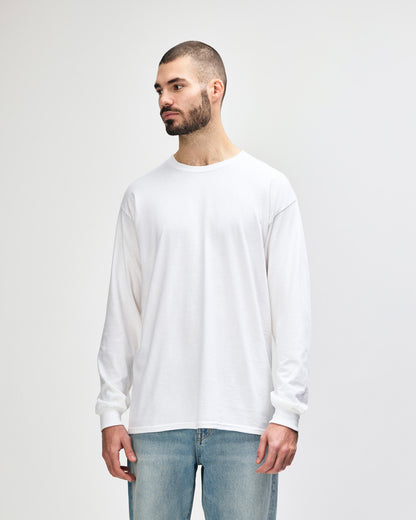 gildan-2400-gildan-ultra-cotton-adult-long-sleeve-t-shirt - White front