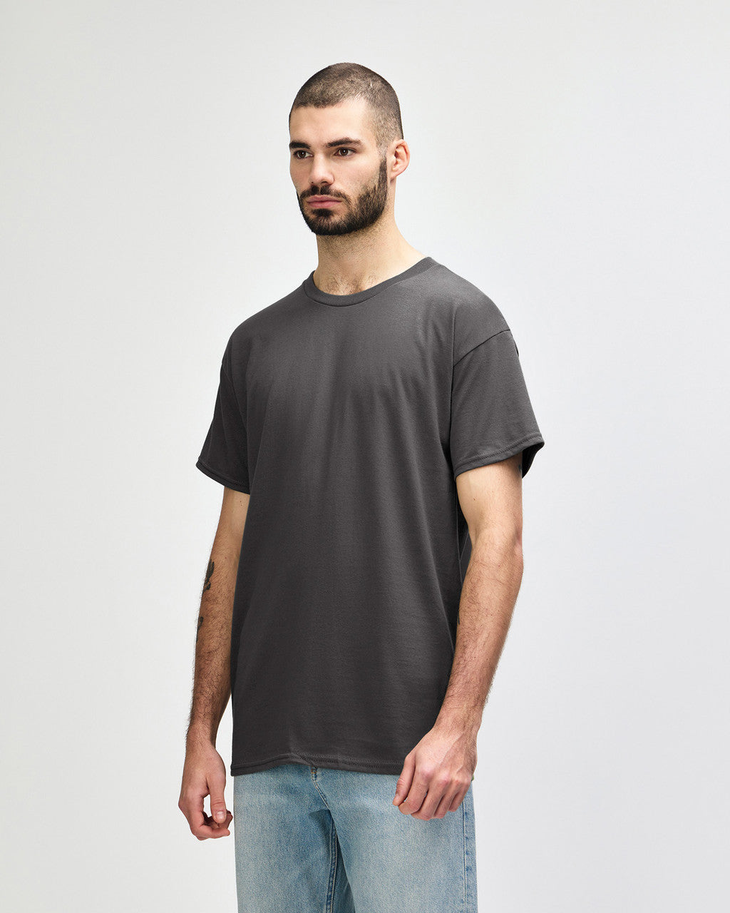 gildan-5000-gildan-heavy-cotton-adult-t-shirt - Charcoal side
