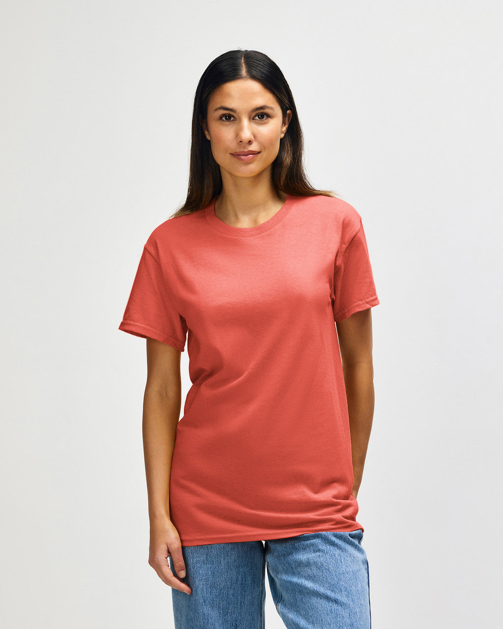 gildan-5000-gildan-heavy-cotton-adult-t-shirt - Coral Silk front