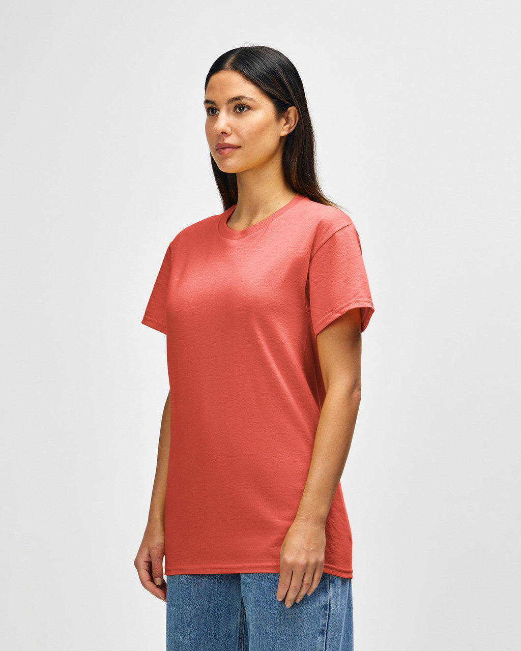 gildan-5000-gildan-heavy-cotton-adult-t-shirt - Coral Silk side