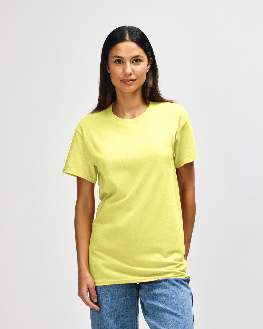 gildan-5000-gildan-heavy-cotton-adult-t-shirt - Cornsilk front