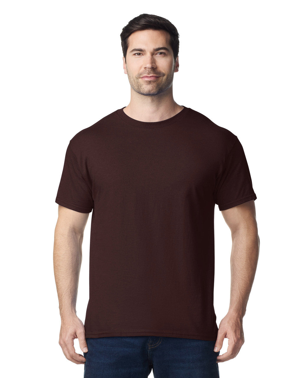 gildan-5000-gildan-heavy-cotton-adult-t-shirt - Dark Chocolate front