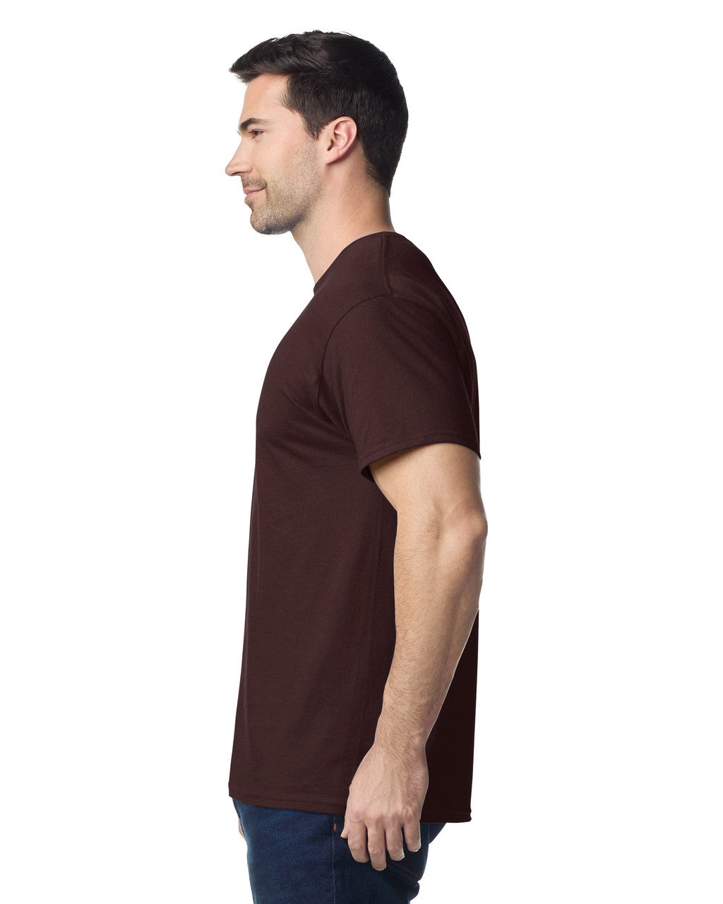gildan-5000-gildan-heavy-cotton-adult-t-shirt - Dark Chocolate side