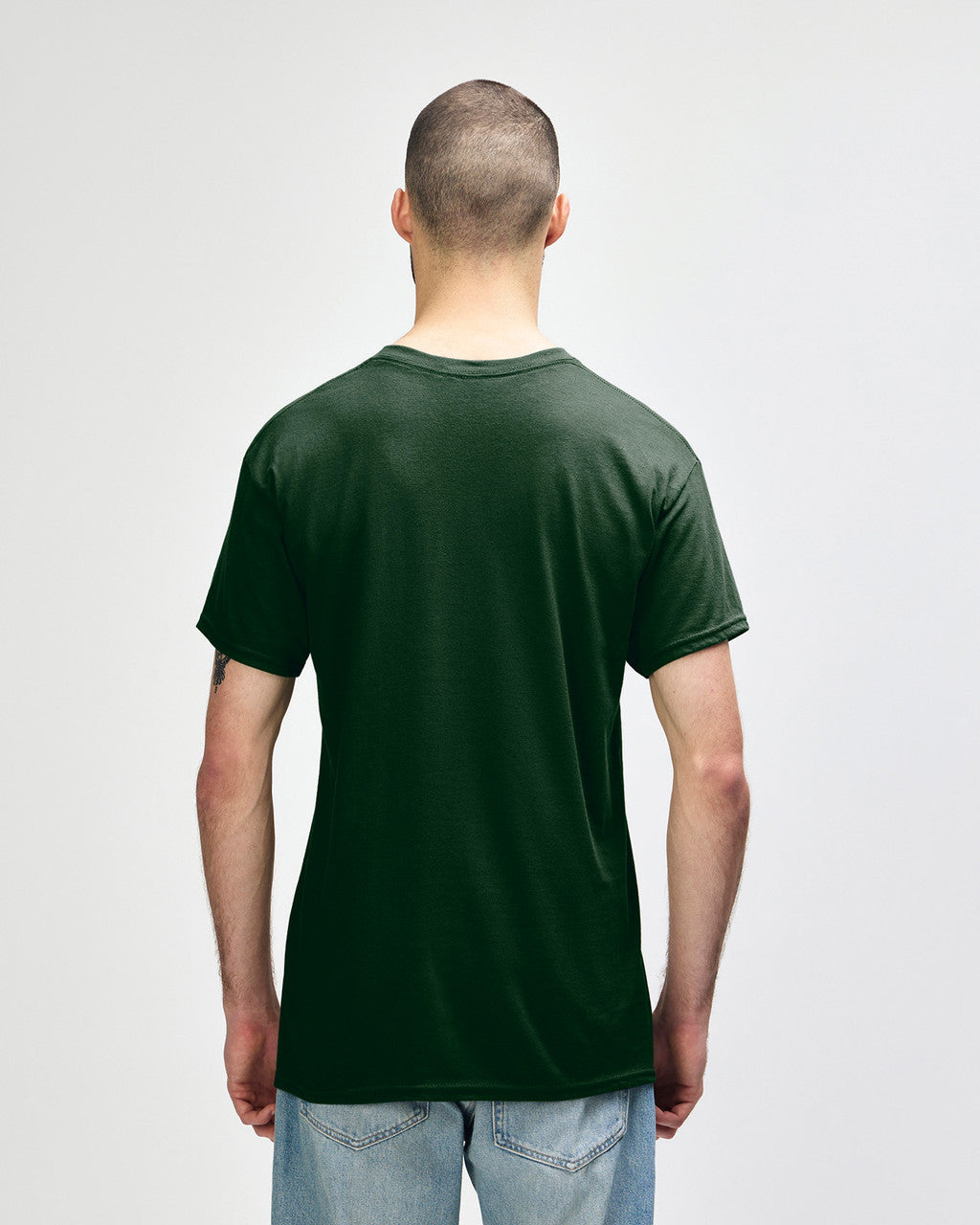 gildan-5000-gildan-heavy-cotton-adult-t-shirt - Forest Green back