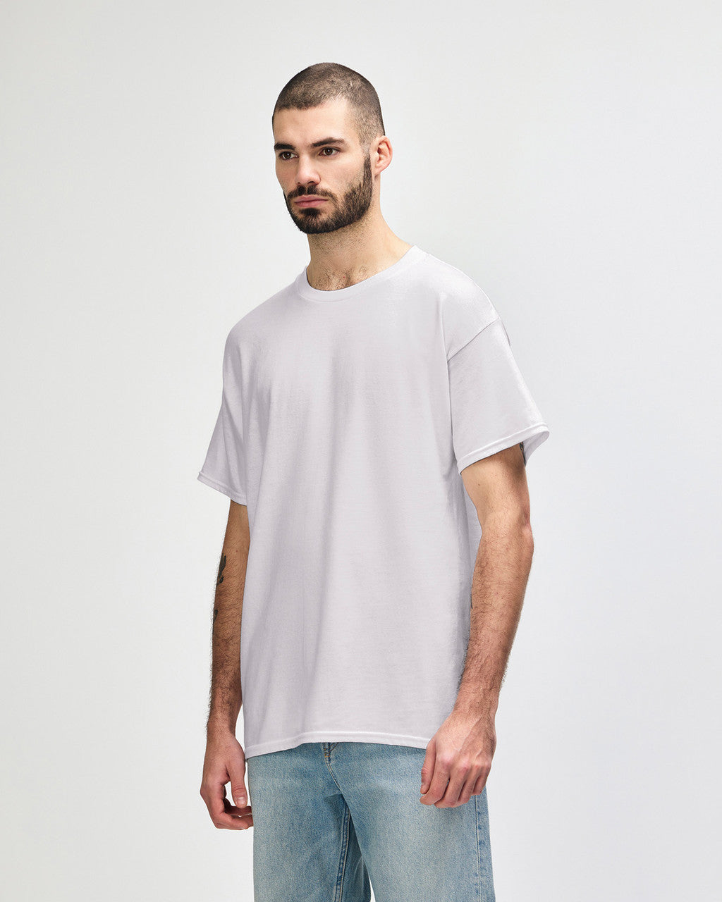 gildan-5000-gildan-heavy-cotton-adult-t-shirt - Ice Grey side