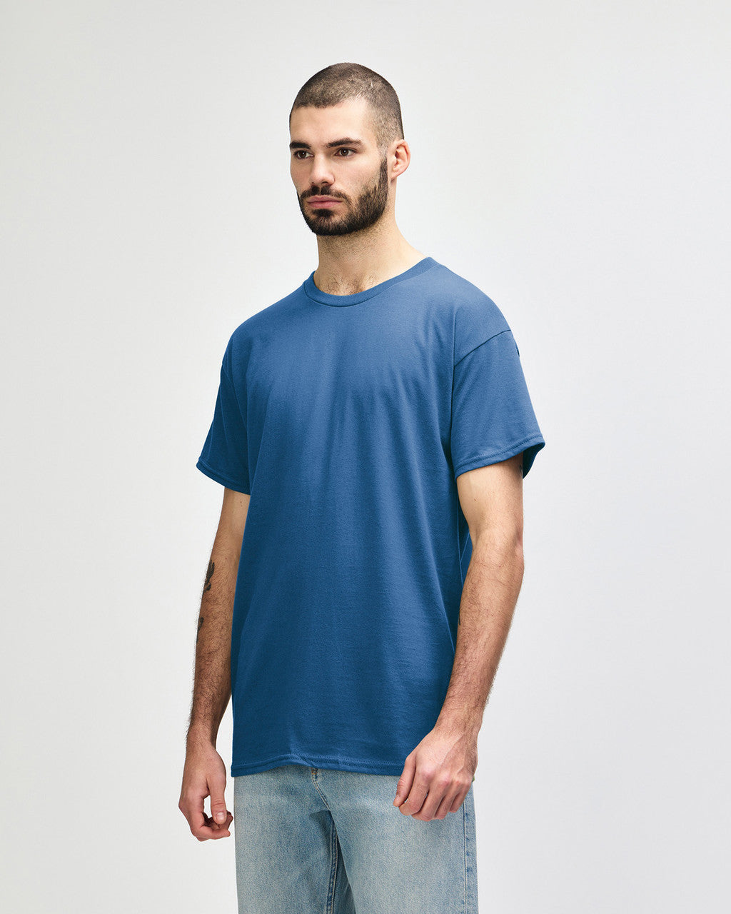 gildan-5000-gildan-heavy-cotton-adult-t-shirt - Indigo Blue side