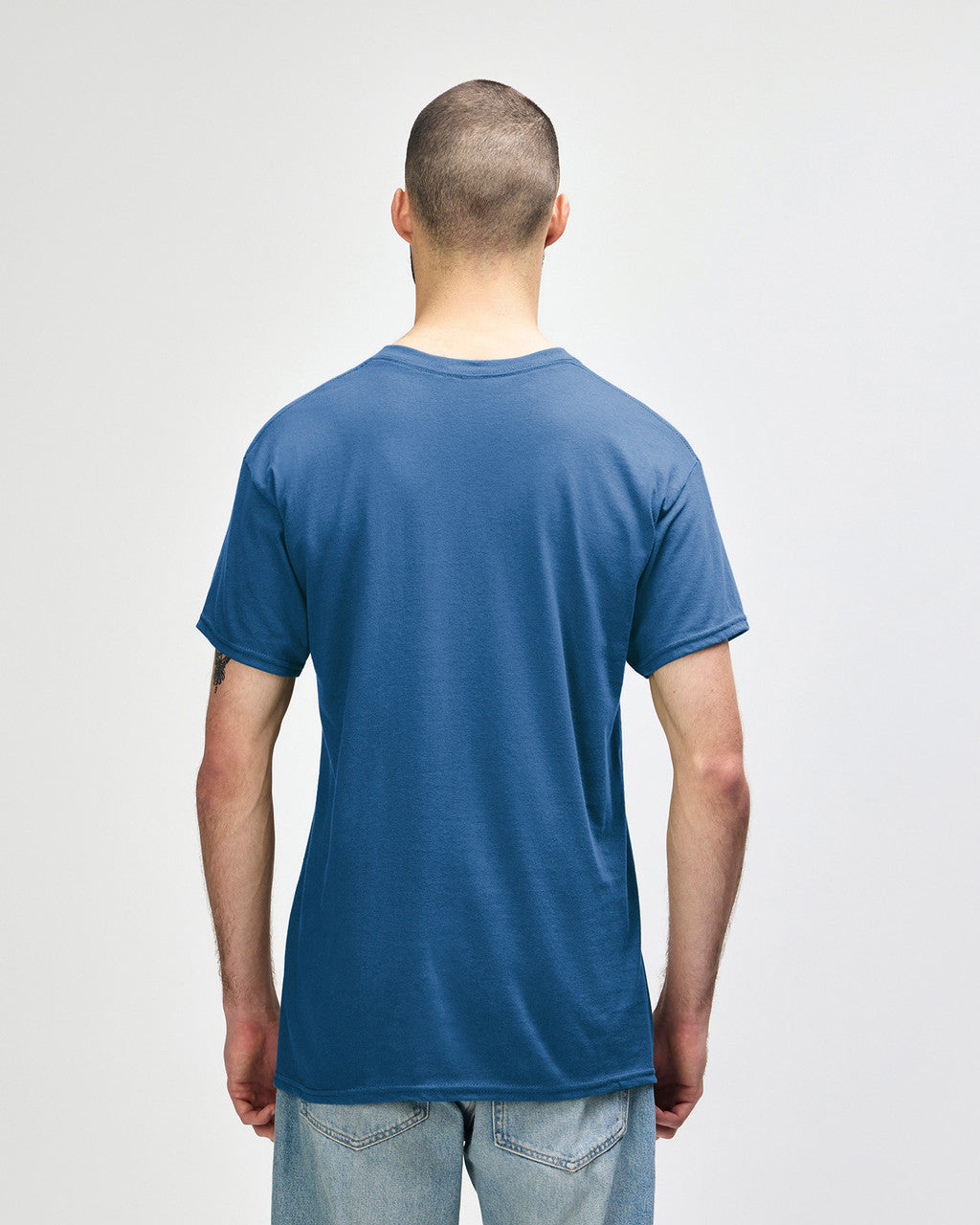 gildan-5000-gildan-heavy-cotton-adult-t-shirt - Indigo Blue back