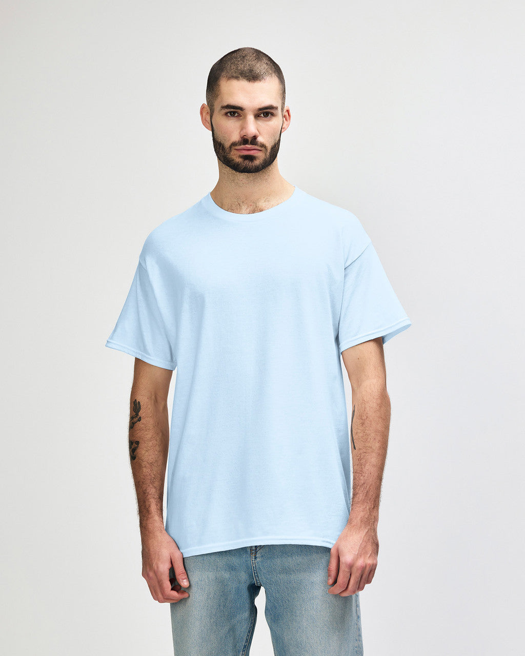 gildan-5000-gildan-heavy-cotton-adult-t-shirt - Light Blue front