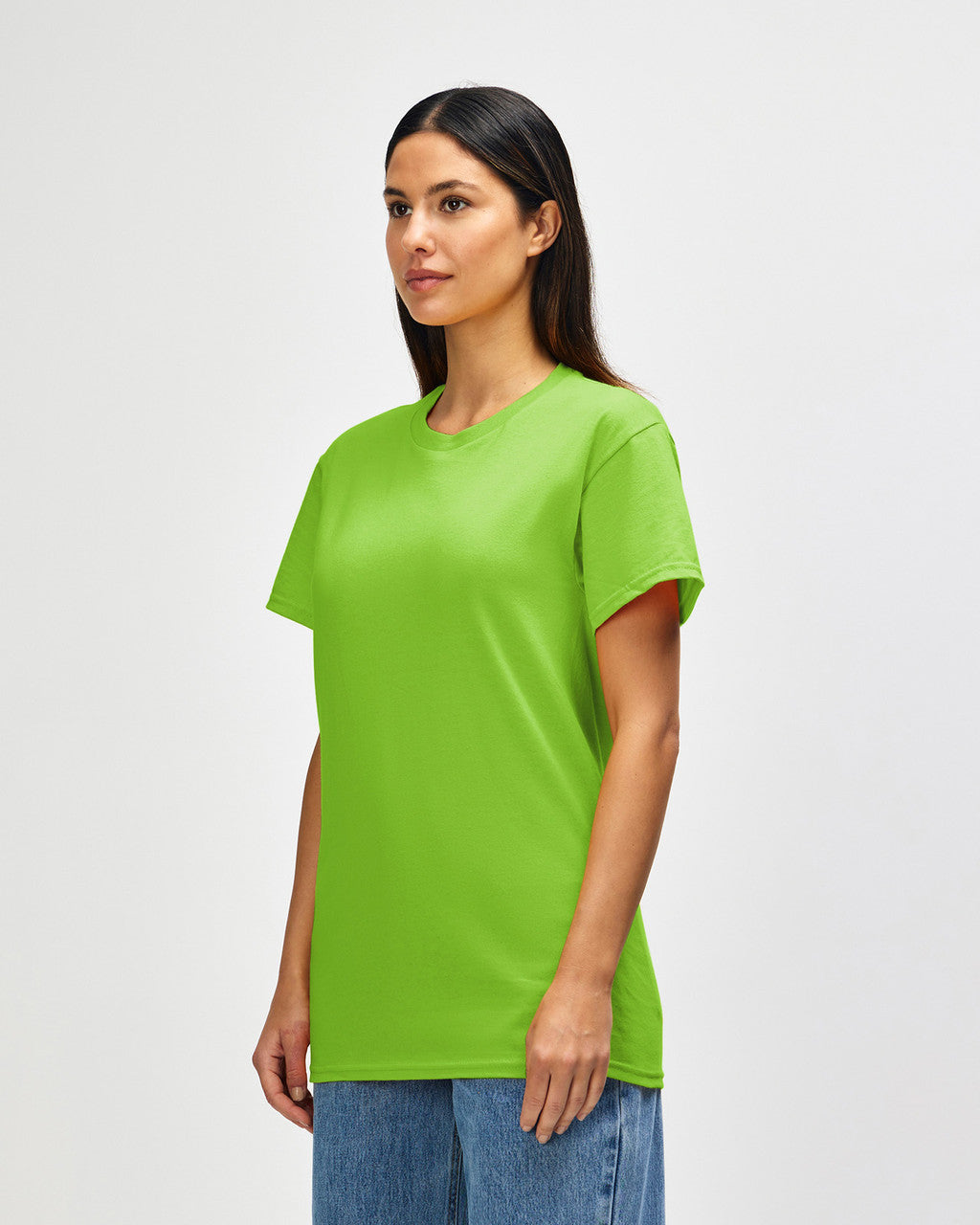 gildan-5000-gildan-heavy-cotton-adult-t-shirt - Lime side