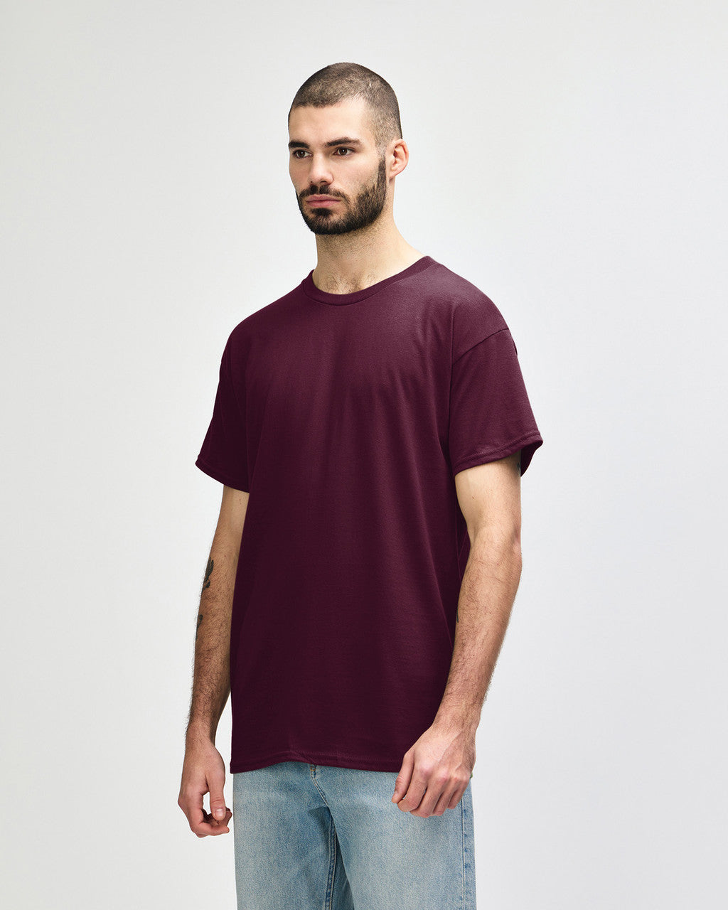 gildan-5000-gildan-heavy-cotton-adult-t-shirt - Maroon side