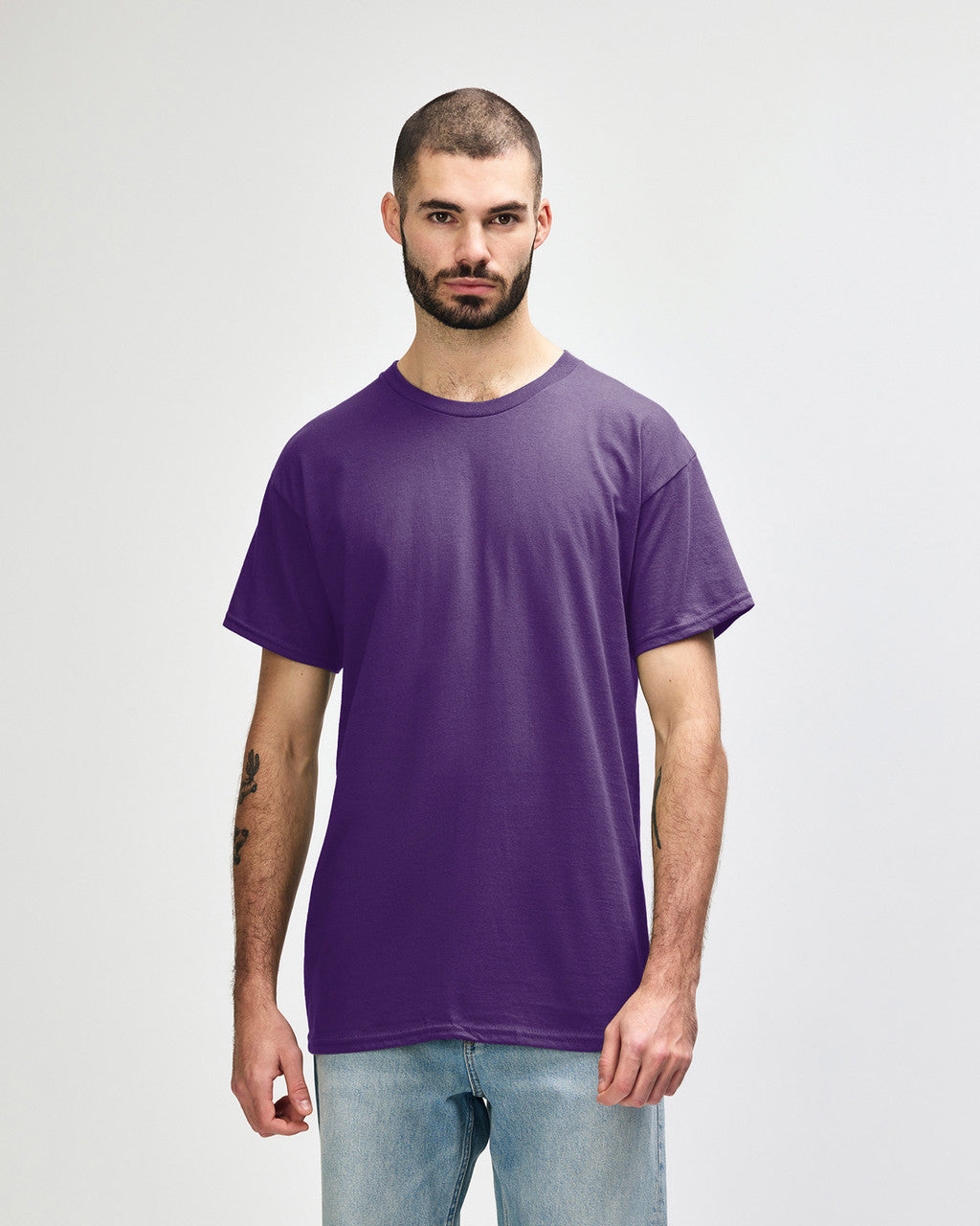 gildan-5000-gildan-heavy-cotton-adult-t-shirt - Purple front
