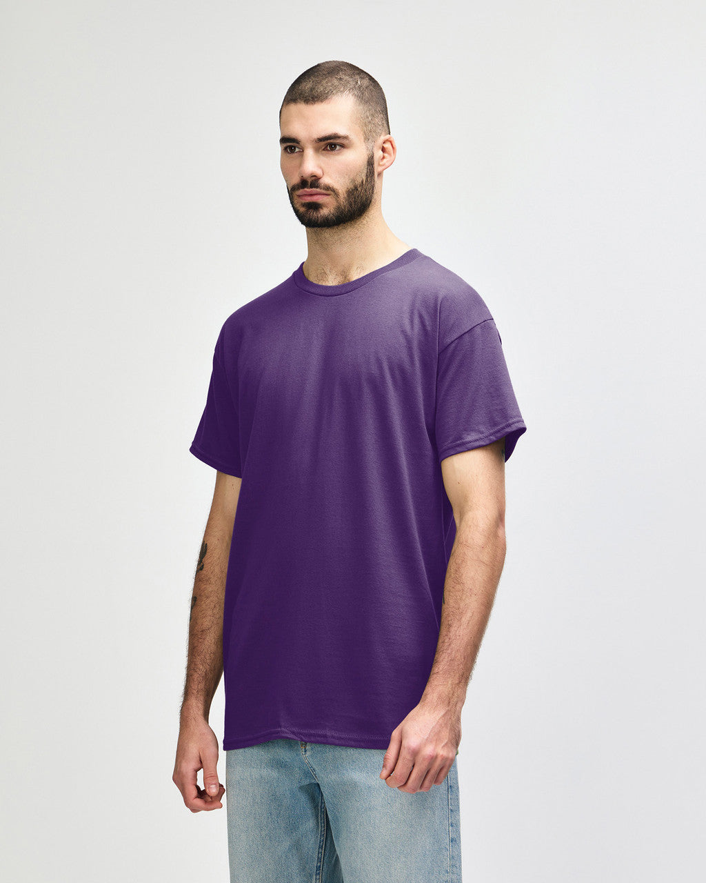 gildan-5000-gildan-heavy-cotton-adult-t-shirt - Purple side