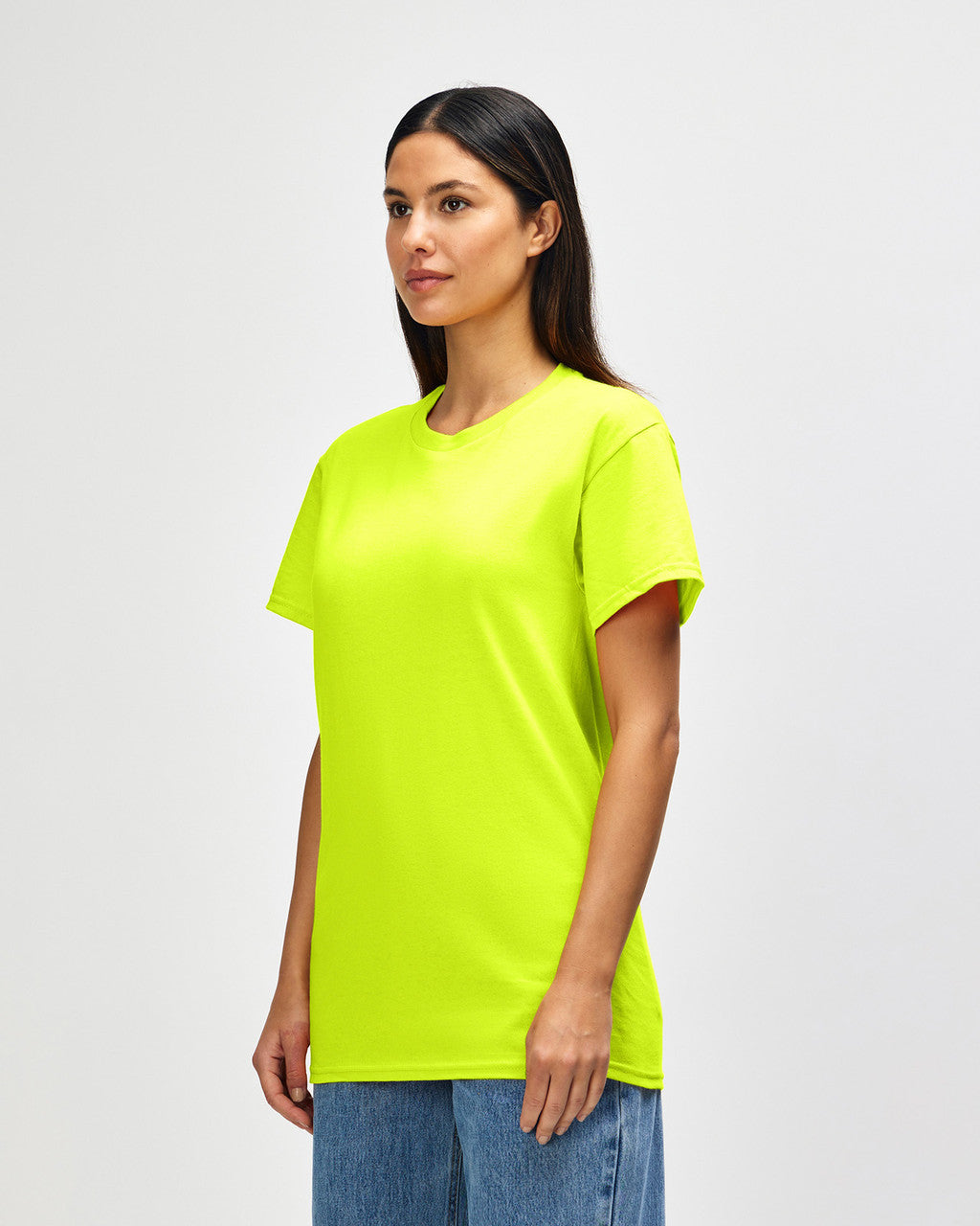 gildan-5000-gildan-heavy-cotton-adult-t-shirt - Safety Green side