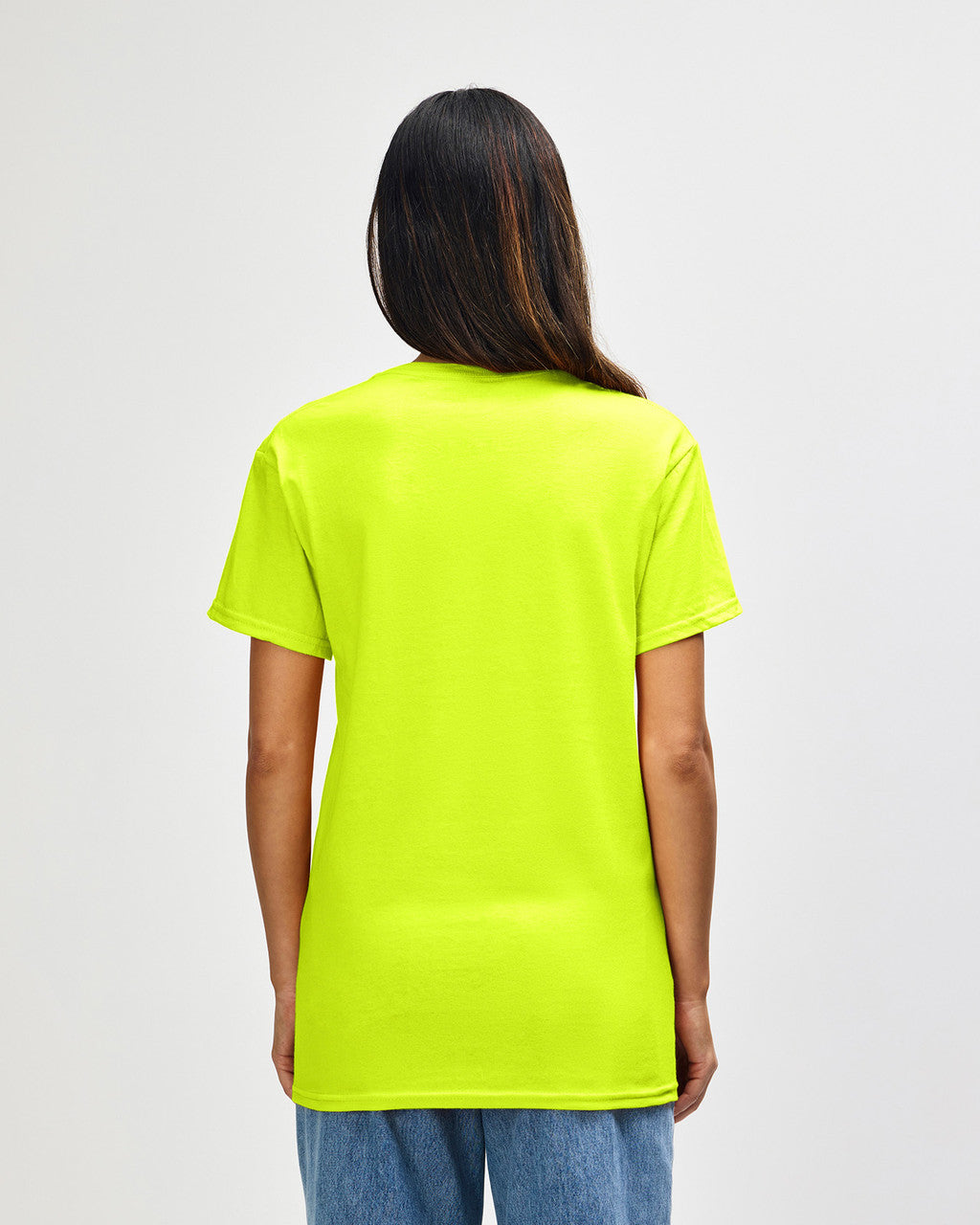 gildan-5000-gildan-heavy-cotton-adult-t-shirt - Safety Green back